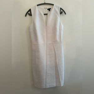 White tweed Ann Taylor dress